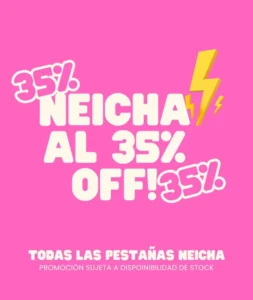 Descuento 35% Pestañas Neicha