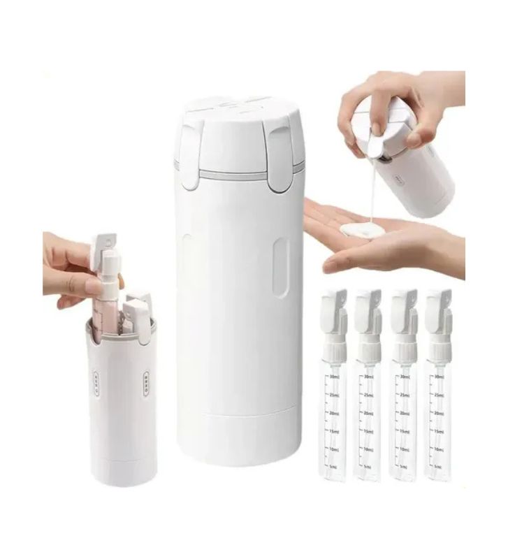 Pump de viaje x4 para cremas y skincare